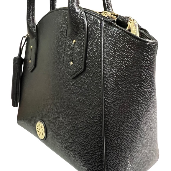 Anne Klein Black Structured Handbag - Picture 3 of 9